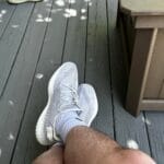 Yeezy 350 V2 Static on feet, photo by Reddit user u/SmittyOleBoy