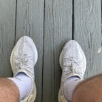 Yeezy 350 V2 Static on feet, photo by Reddit user u/SmittyOleBoy