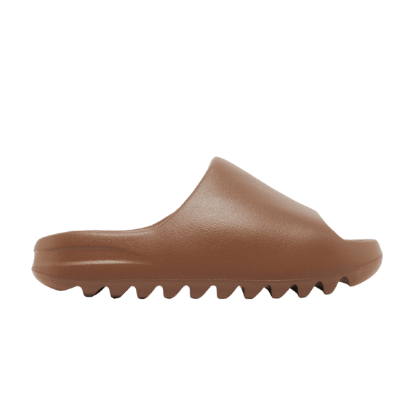 Yeezy Slide Flax product photo on transparent background