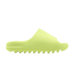 Yeezy Slide Glow Green product photo on transparent background