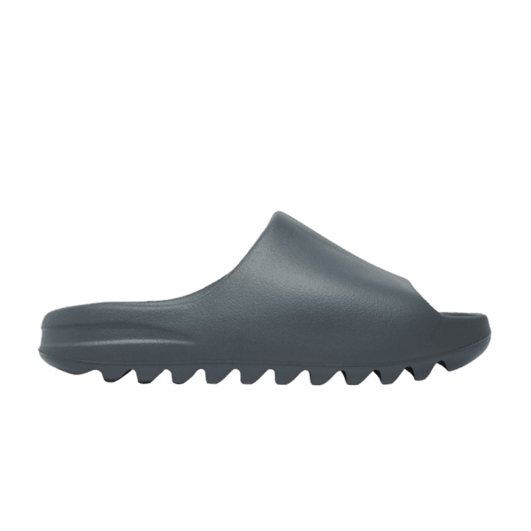 Yeezy Slide Slate Grey product photo on transparent background